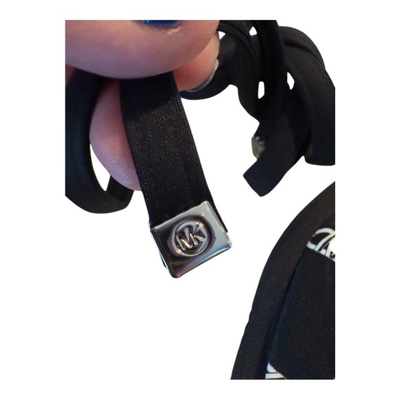 MICHAEL Michael Kors Women's String Triangle Bikini Top Size Medium - Picture 5 of 13